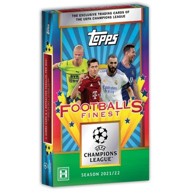 2021-22 TOPPS Finest Flasbacks UEFA Champions League Soccer Cards - Hobby Box