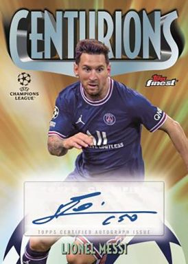2021-22 Topps Finest UEFA Champions League Soccer Cards - Centurions Autograph