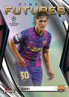 2021-22 Topps Finest UEFA Champions League Soccer Cards - Finest Futures Insert