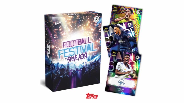 2021-22 TOPPS Football Festival by Steve Aoki UEFA Champions League Soccer Cards - Header