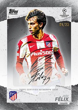 2021-22 TOPPS Gold UEFA Champions League Soccer Cards - Autograph Card