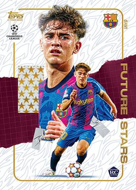 2021-22 TOPPS Gold UEFA Champions League Soccer Cards - Future Stars Insert Card