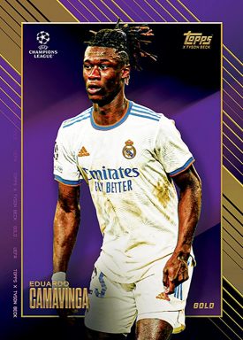2021-22 TOPPS Gold UEFA Champions League Soccer Cards - Gold Insert Card