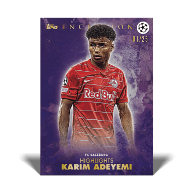 2021-22 TOPPS Inception UEFA Club Competitions Soccer Cards - Adeyemi