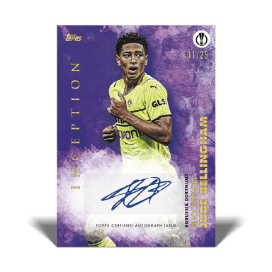 2021-22 TOPPS Inception UEFA Club Competitions Soccer Cards - Bellingham