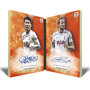 2021-22 TOPPS Inception UEFA Club Competitions Soccer Cards - Dual Autograph Tottenham