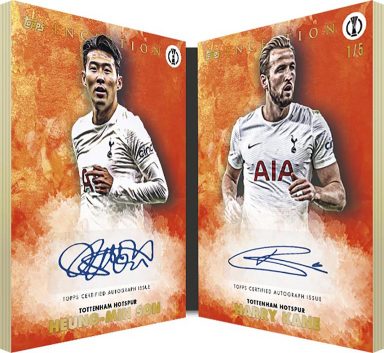 2021-22 TOPPS Inception UEFA Club Competitions Soccer Cards - Dual Book Autograph