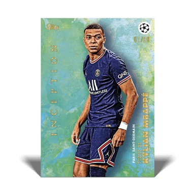 2021-22 TOPPS Inception UEFA Club Competitions Soccer Cards - Mbappé