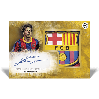 2021-22 TOPPS Inception UEFA Club Competitions Soccer Cards - Messi