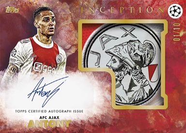 2021-22 TOPPS Inception UEFA Club Competitions Soccer Cards - Patch Autograph