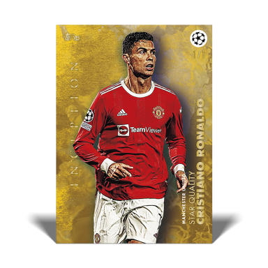 2021-22 TOPPS Inception UEFA Club Competitions Soccer Cards - Ronaldo