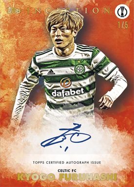 2021-22 TOPPS Inception UEFA Club Competitions Soccer Cards - Short Print Autograph