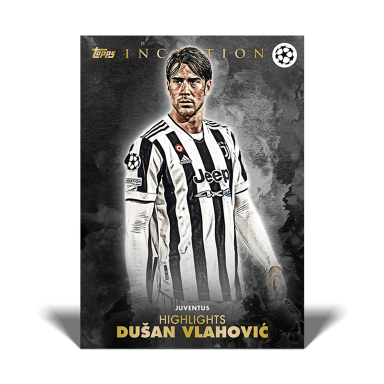 2021-22 TOPPS Inception UEFA Club Competitions Soccer Cards - Vlahovic