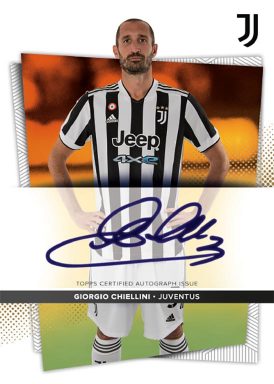 2021-22 TOPPS Juventus Official Team Set Soccer Cards - Chiellini