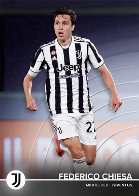 2021-22 TOPPS Juventus Official Team Set Soccer Cards - Chiesa