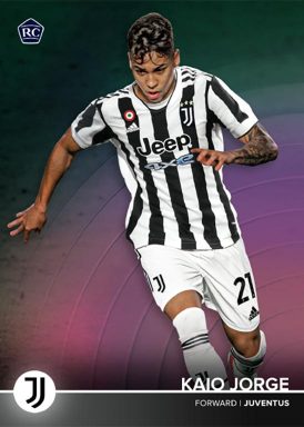 2021-22 TOPPS Juventus Official Team Set Soccer Cards - Jorge