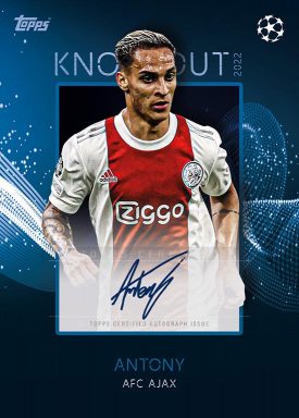 2021-22 TOPPS Knockout UEFA Champions League Soccer Cards - Antony Autograph