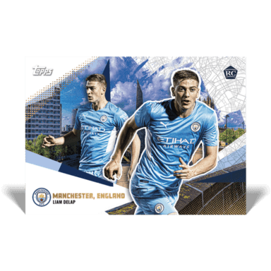 2021-22 TOPPS Manchester City Official Team Set Soccer Cards - Delap