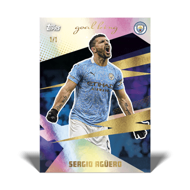 2021-22 TOPPS Manchester City Official Team Set Soccer Cards - Agüero