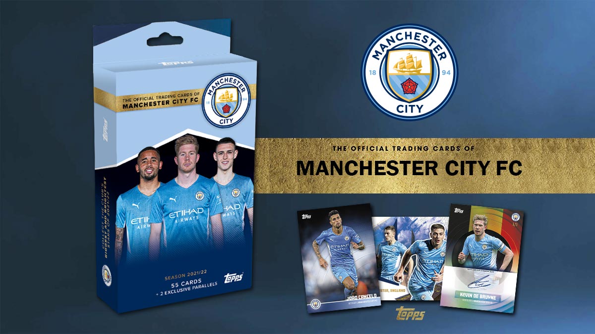 2021-22 TOPPS Manchester City Official Team Set Soccer Cards - Header