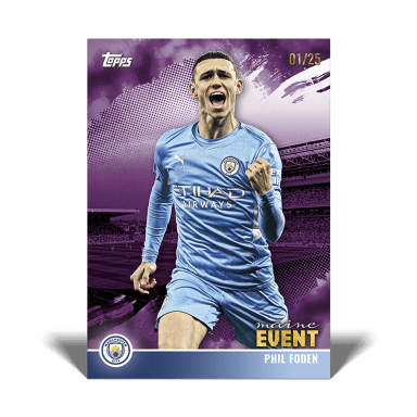 2021-22 TOPPS Manchester City Official Team Set Soccer Cards - Foden