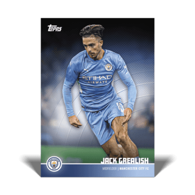 2021-22 TOPPS Manchester City Official Team Set Soccer Cards - Grealish