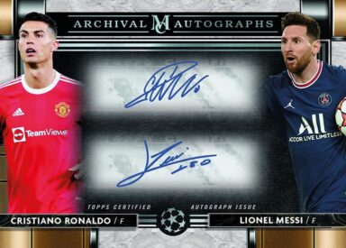 2021-22 Topps Museum Collection UEFA Champions League Soccer - Archival Dual Autograph