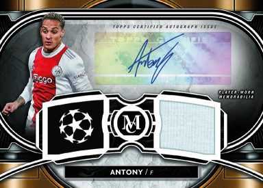 2021-22 Topps Museum Collection UEFA Champions League Soccer - Museum Autograph Relic Card