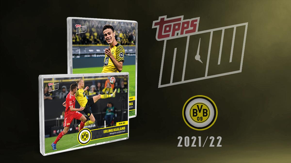2021-22 TOPPS NOW BVB Soccer Cards - Header