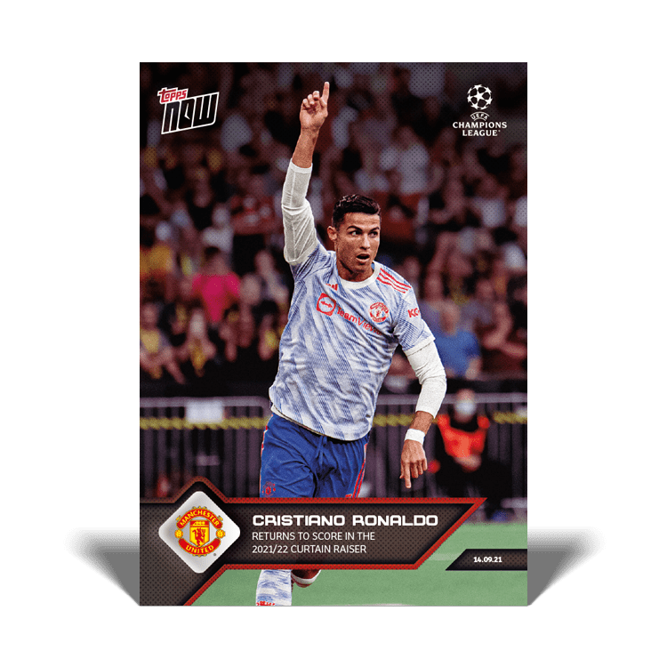 CRISTIANO RONALDO 2021-22 Topps UEFA Champions League Soccer Best