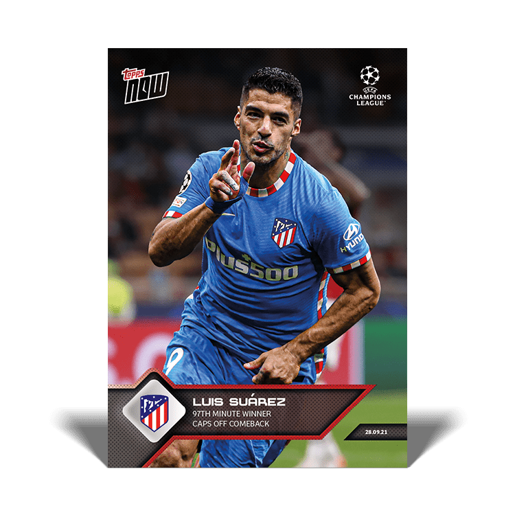 2021-22 TOPPS NOW UEFA Champions League Soccer Cards