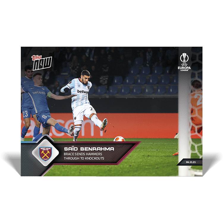 TOPPS Now UEFA Europa League Soccer Cards - Card 012