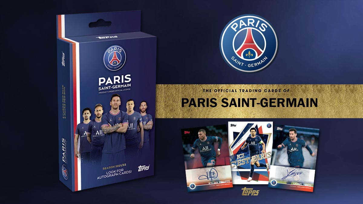 2021-22 TOPPS Paris Saint-Germain Official Team Set Soccer Cards - Header