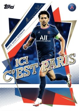 2021-22 TOPPS Paris Saint-Germain Official Team Set Soccer Cards - Ici c'est Paris Marquinhos