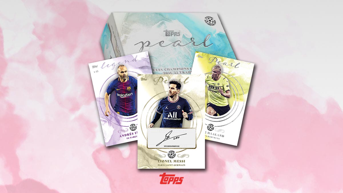 2021-22 TOPPS Pearl UEFA Champions League Soccer Cards - Header