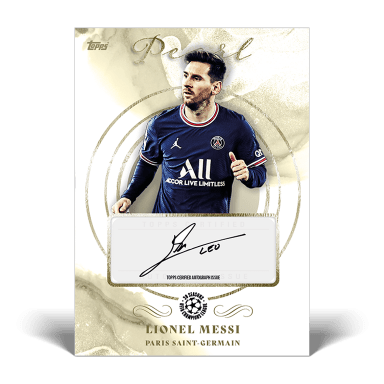 2021-22 TOPPS Pearl UEFA Champions League Soccer Cards - Messi