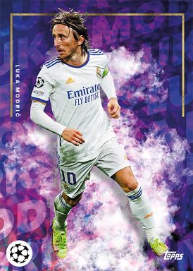 2021-22 TOPPS Platinum José Mourinho Curated UEFA Club Competitions Soccer Cards Set - Analysis Modric
