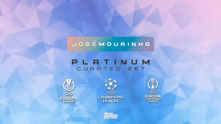 2021-22 TOPPS Platinum José Mourinho Curated UEFA Club Competitions Soccer Cards Set - Header