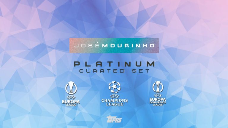 2021-22 TOPPS Platinum José Mourinho Curated UEFA Club Competitions Soccer Cards Set - Header