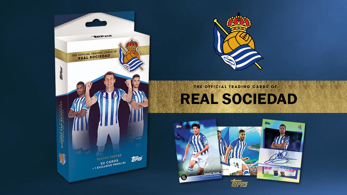 2021-22 TOPPS Real Sociedad Official Team Set Soccer Cards - Header