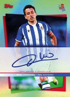 2021-22 TOPPS Real Sociedad Official Team Set Soccer Cards - Oyarzabal Autograph