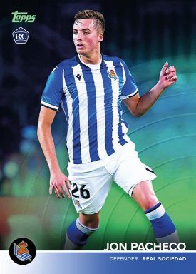 2021-22 TOPPS Real Sociedad Official Team Set Soccer Cards - Pacheco