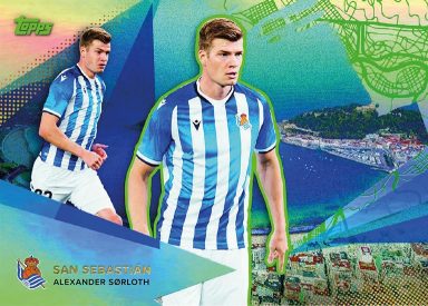 2021-22 TOPPS Real Sociedad Official Team Set Soccer Cards - Sorloth