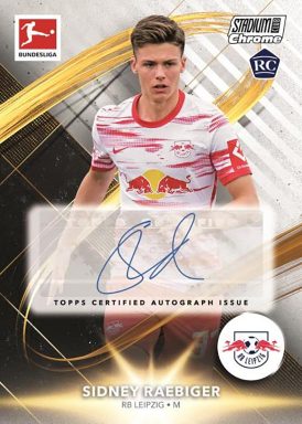 2021-22 TOPPS Stadium Club Chrome Bundesliga Soccer Cards - Golden Promises Autograph