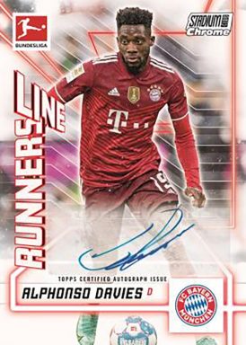 2021-22 TOPPS Stadium Club Chrome Bundesliga Soccer Cards - Line Runners Autograph