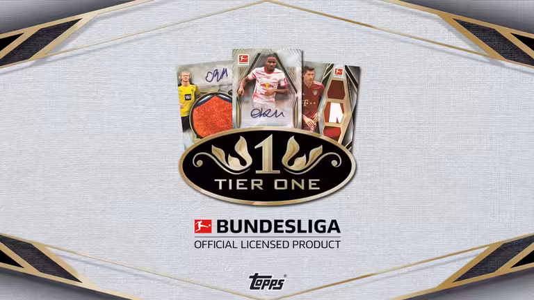 2021-22 TOPPS Tier One Bundesliga Soccer Cards - Header