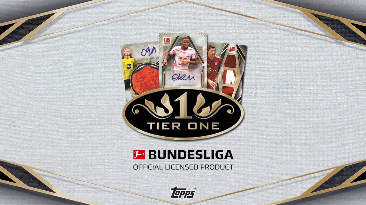 2021-22 TOPPS Tier One Bundesliga Soccer Cards - Header