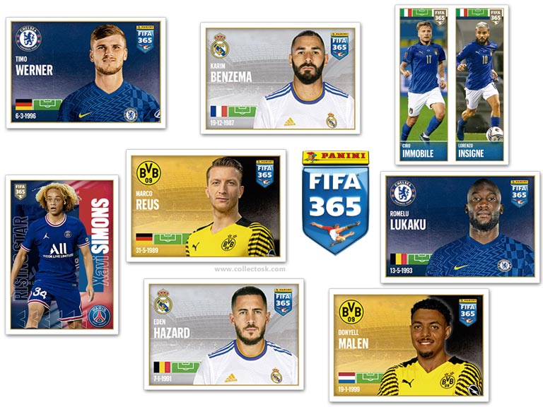 108 Tüten Panini Fifa 365 2022 Sticker  3 x Display 