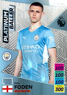 PANINI Premier League Adrenalyn XL 2021/22 - Platinum Baller card