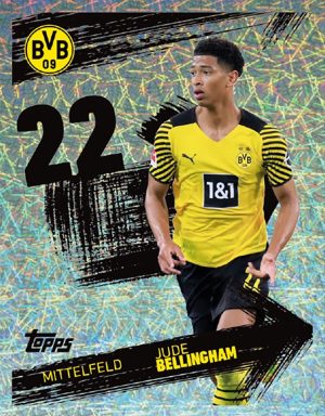 TOPPS Borussia Dortmund 2021/22 Sticker - Bellingham